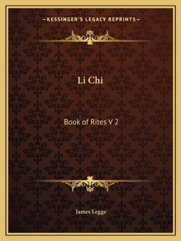 Li Chi: Book of Rites V 2