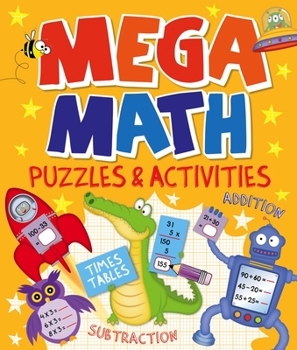 Paperback Mega Math: Puzzles & Activities Book