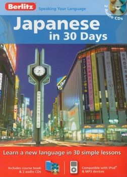 Audio CD Japanese in 30 Days [With Paperback Book] Book