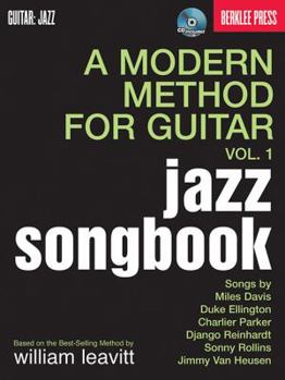 Paperback A Modern Method for Guitar Jazz Songbook Vol. 1 By Larry Baione | Electric Guitar Sheet Music Book with Online Audio | Jazz Standards for Electric Guitar with Moderen Methods and Play-Along Tracks Book