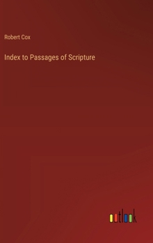 Hardcover Index to Passages of Scripture Book