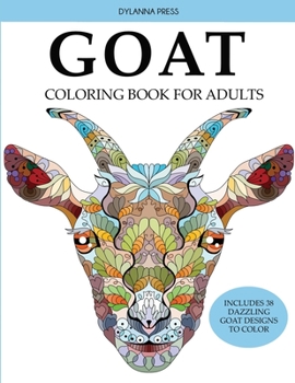 Paperback Goat Coloring Book for Adults Book