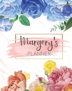 Margery's Planner: Monthly Planner 3 Years January - December 2020-2022 | Monthly View | Calendar Views Floral Cover - Sunday start