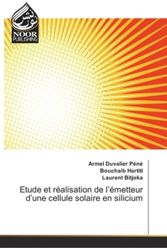 Paperback Etude et réalisation de l'émetteur d'une cellule solaire en silicium Book