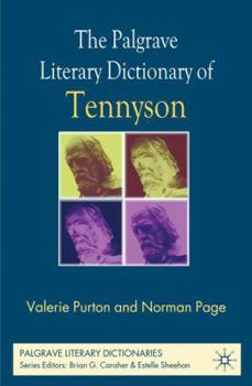 Hardcover The Palgrave Literary Dictionary of Tennyson Book