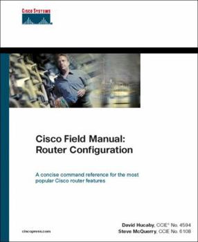 Paperback Cisco Field Manual: Router Configuration Book