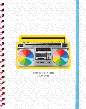 Calendar This Is My Song 17-Month Large Planner 2020-2021 Book