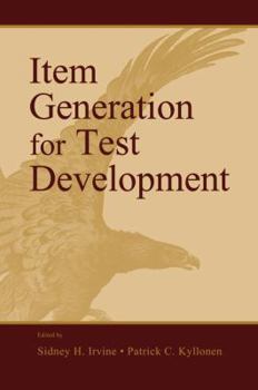 Paperback Item Generation for Test Development Book