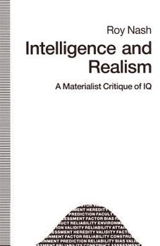 Paperback Intelligence and Realism: A Materialist Critique of IQ Book