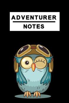 Notizbuch Adventurer Notes: Notizbuch mit Abenteurer Eule