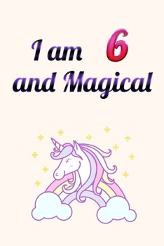 Paperback I am 7 and Magical: Unicorn Journal Notebook for Birthday Girls ! Unicorn Journal or Unicorn blank Notbook Book