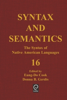 Hardcover The Syntax of Native American Languages Book