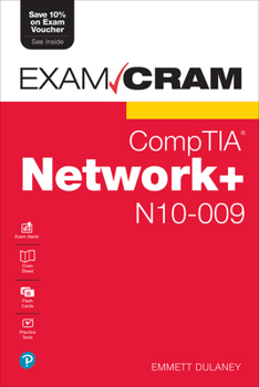 Paperback Comptia Network+ N10-009 Exam Cram Book