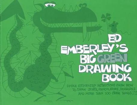 Paperback Ed Emberley's Big Green Drawing Book