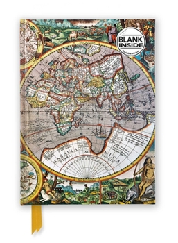 Antique Map (Foiled Blank Journal) (Flame Tree Blank Notebooks)