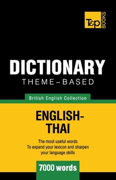 Paperback Theme-based dictionary British English-Thai - 7000 words Book