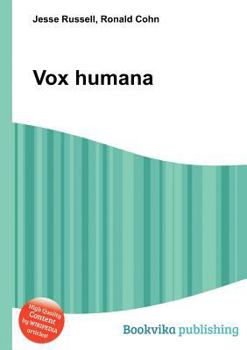 Paperback Vox Humana Book