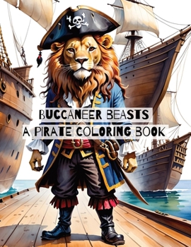 Paperback Buccaneer Beasts: A Pirate Coloring Book