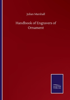 Paperback Handbook of Engravers of Ornament Book