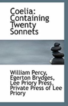 Paperback Coelia: Containing Twenty Sonnets Book