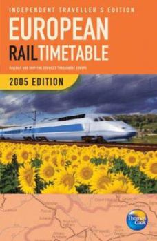 Paperback European Rail Spring Timetable Book