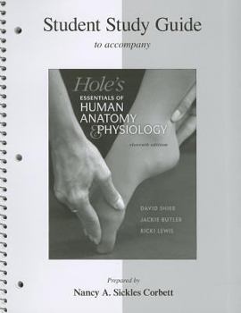 Spiral-bound Hole's Essentials of Human Anatomy & Physiology Student Study Guide Book