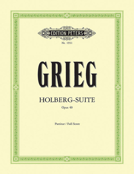 Paperback Holberg Suite Op. 40 (Full Score) Book
