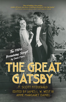 Hardcover The Great Gatsby: The 1926 Broadway Script Book