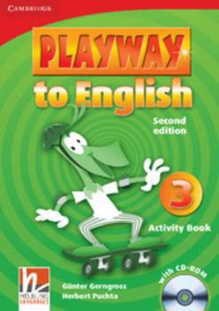 Paperback Playway to English Level 3 Activity Book [With CDROM] Book