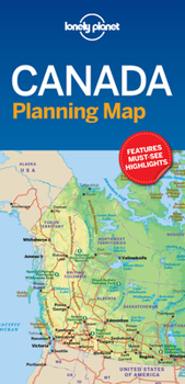 Map Lonely Planet Canada Planning Map 1 Book