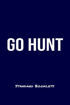 Go Hunt Standard Booklets: A softcover fitness tracker to record four days worth of exercise plus cardio.
