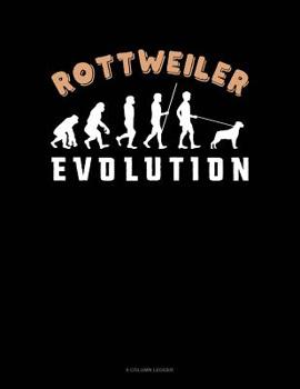 Paperback Rottweiler Evolution: 8 Column Ledger Book