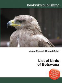 Paperback List of Birds of Botswana Book