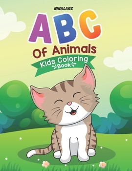 Paperback ABC of Animals: Kids Coloring Book