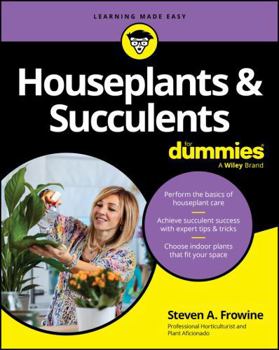 Paperback Houseplants & Succulents for Dummies Book