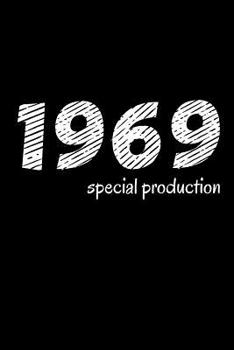 Paperback 1969 special production: A5 checkered notebook / notebook / exercise book / math booklet for 50th birthday Book