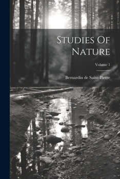 Paperback Studies Of Nature; Volume 1 Book