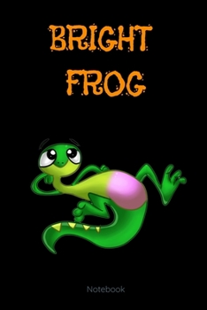 Bright Frog Composition Notebook: College Ruled Notebook | Lined Journal |School supplies Book Notes|  back to school  Gift Kids |