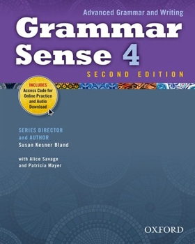 Paperback Grammar Sense 4 Student Book with Online Practice Access Code Card Book