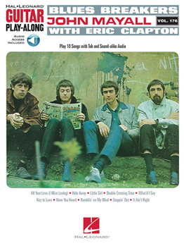 Paperback Blues Breakers with John Mayall & Eric Clapton: Guitar Play-Along Vol. 176 Book