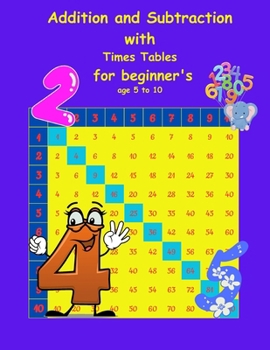 Paperback Easy Learning Addition and Subtraction with Times Tables Book
