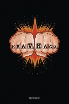 Krav Maga: Blank Lined Journal 6x9 – Krav Maga Notebook I Combat Fighter and Martial Arts Warrior Gift