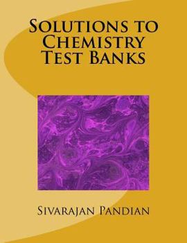 Paperback Solutions to Chemistry Test Banks Book