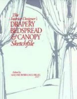 Paperback Interior Designer's Drapery, Bedspread and Canopy Sketchfile Book