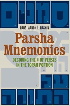 Hardcover Parsha Mnemonics: Decoding The # Of Verses In The Torah Portion Book