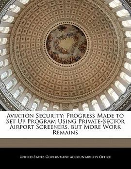 Paperback Aviation Security: Progress Made to Set Up Program Using Private-Sector Airport Screeners, But More Work Remains Book