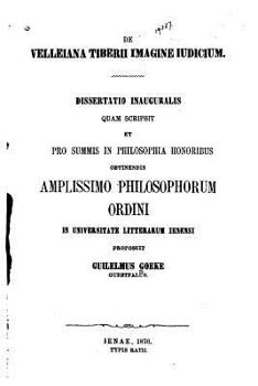 Paperback de Velleiana Tiberii Imagine Iudicium [Latin] Book