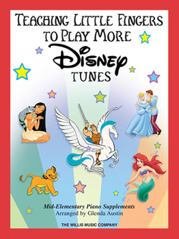 Paperback Teaching Little Fingers to Play More Disney Tunes: Mid to Later Elementary Solos with Optional Accompaniment Book