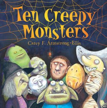 Paperback Ten Creepy Monsters Book