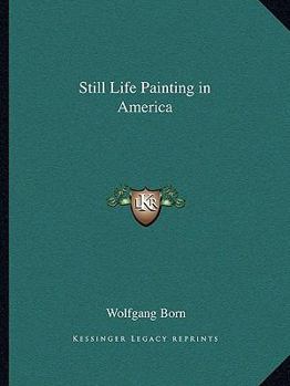 Paperback Still Life Painting in America Book
